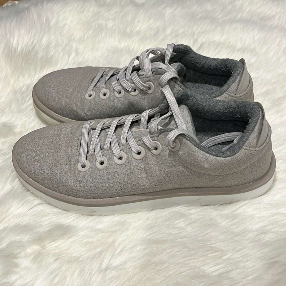 Allbirds women's wool piper woven gray sneakers shoes size 8